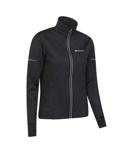 Womens/ladies shift windproof cycling jacket black Mountain Warehouse