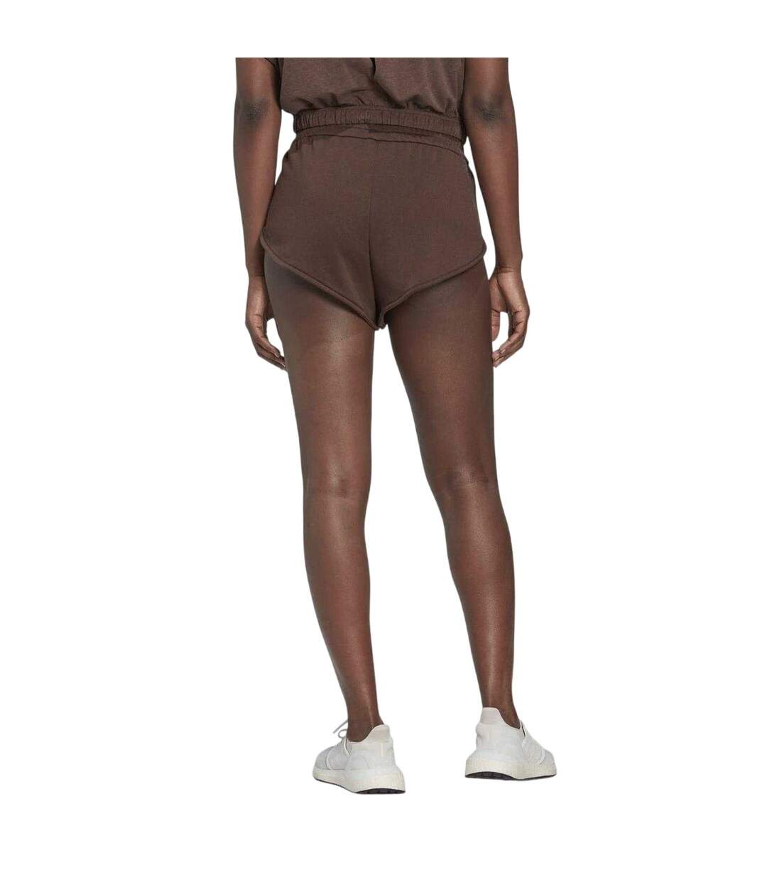 Short De Course Femme Marron Adidas-3