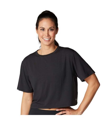 T-shirt court femme noir Tavi Noir