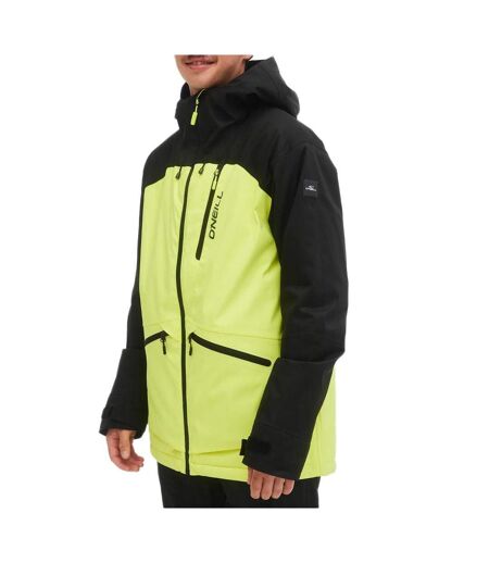 Veste de ski Jaune Fluo/Noir Homme O'Neill Total Disorder - L