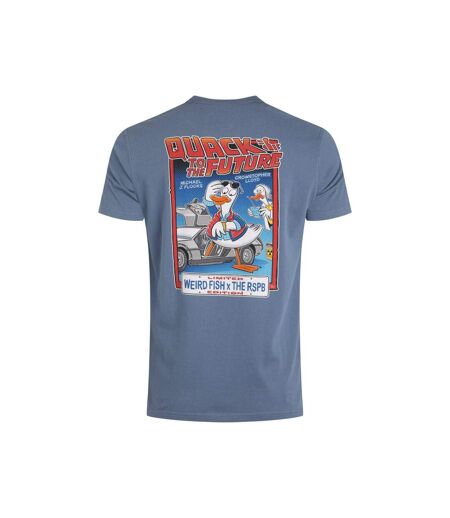 Mens Quack To The Future Rspb Collaboration T-shirt Mid Blue Weird Fish
