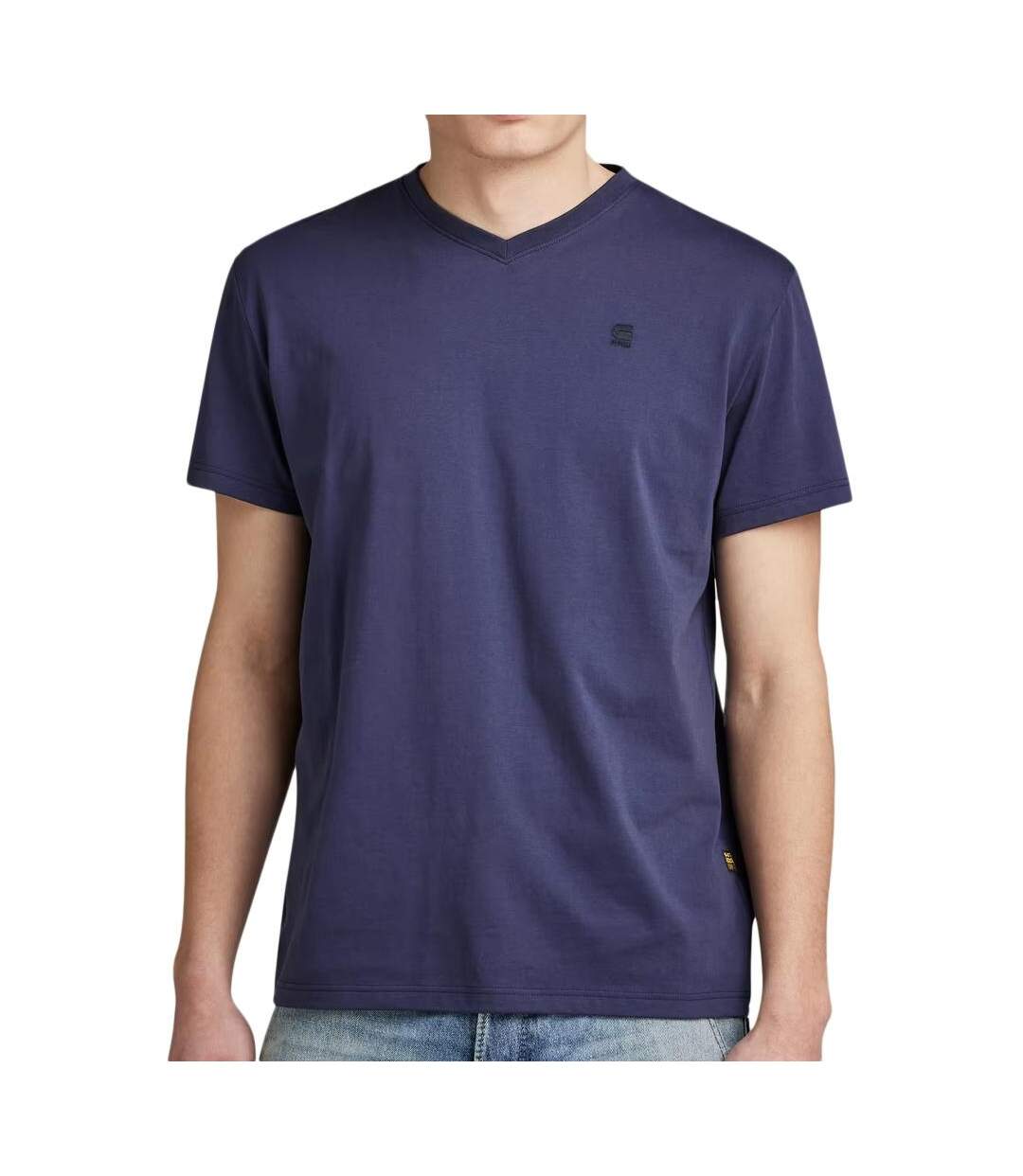 T-shirt Marine Homme G-Star Raw Base D16412 - S