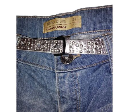 Short en Jean Femme - Taille Basse - Bleach Blue