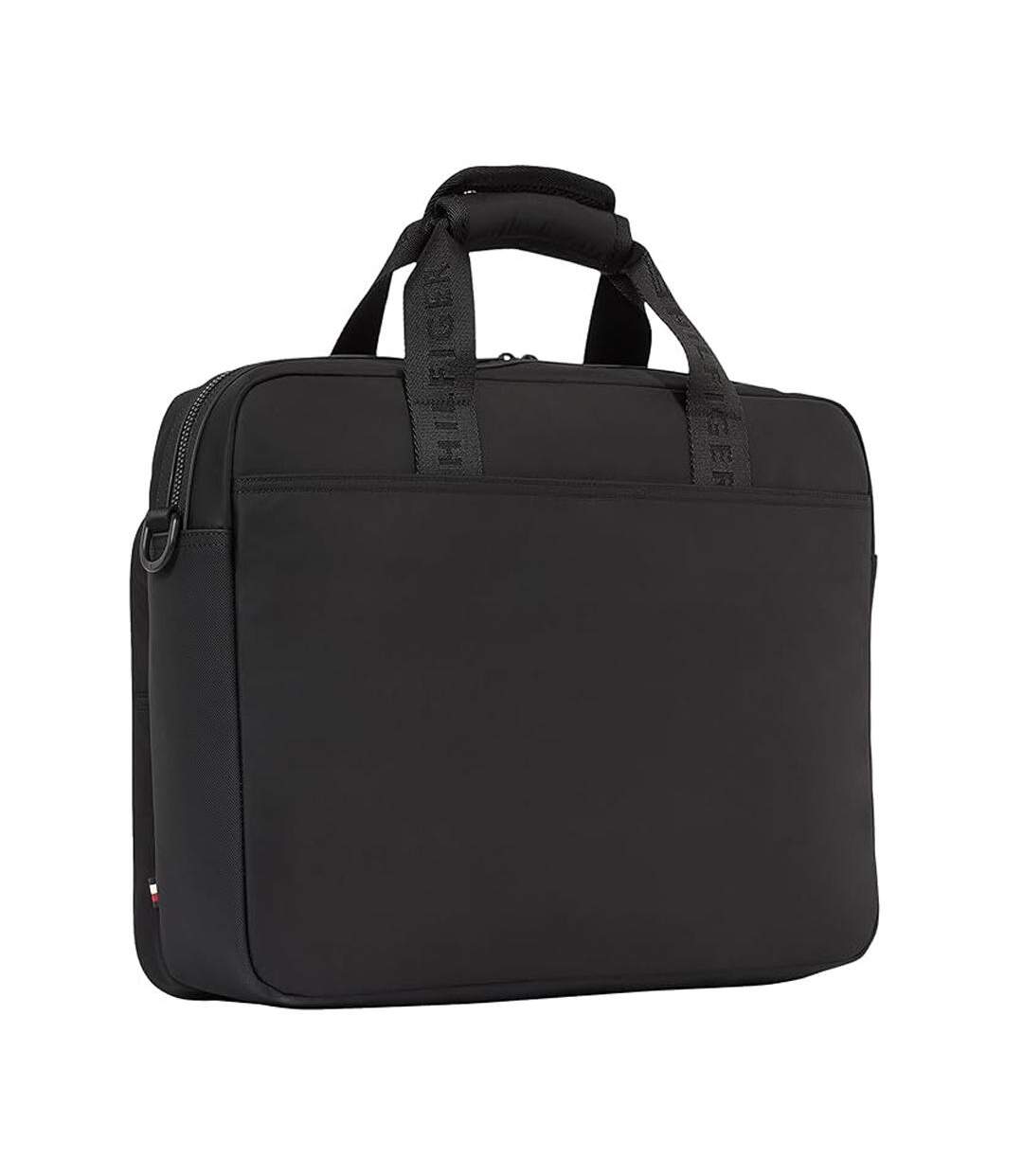 Sacoche noir homme tommy hilfiger repreve am0am13186 - taille unique-2