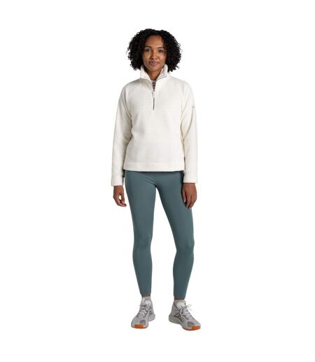 Womens/ladies Raya Half Zip Fleece Top Sea Salt Craghoppers