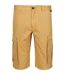 Short À Poches Motif/style Rétro Shorebay Homme Jaune D'or Regatta-1