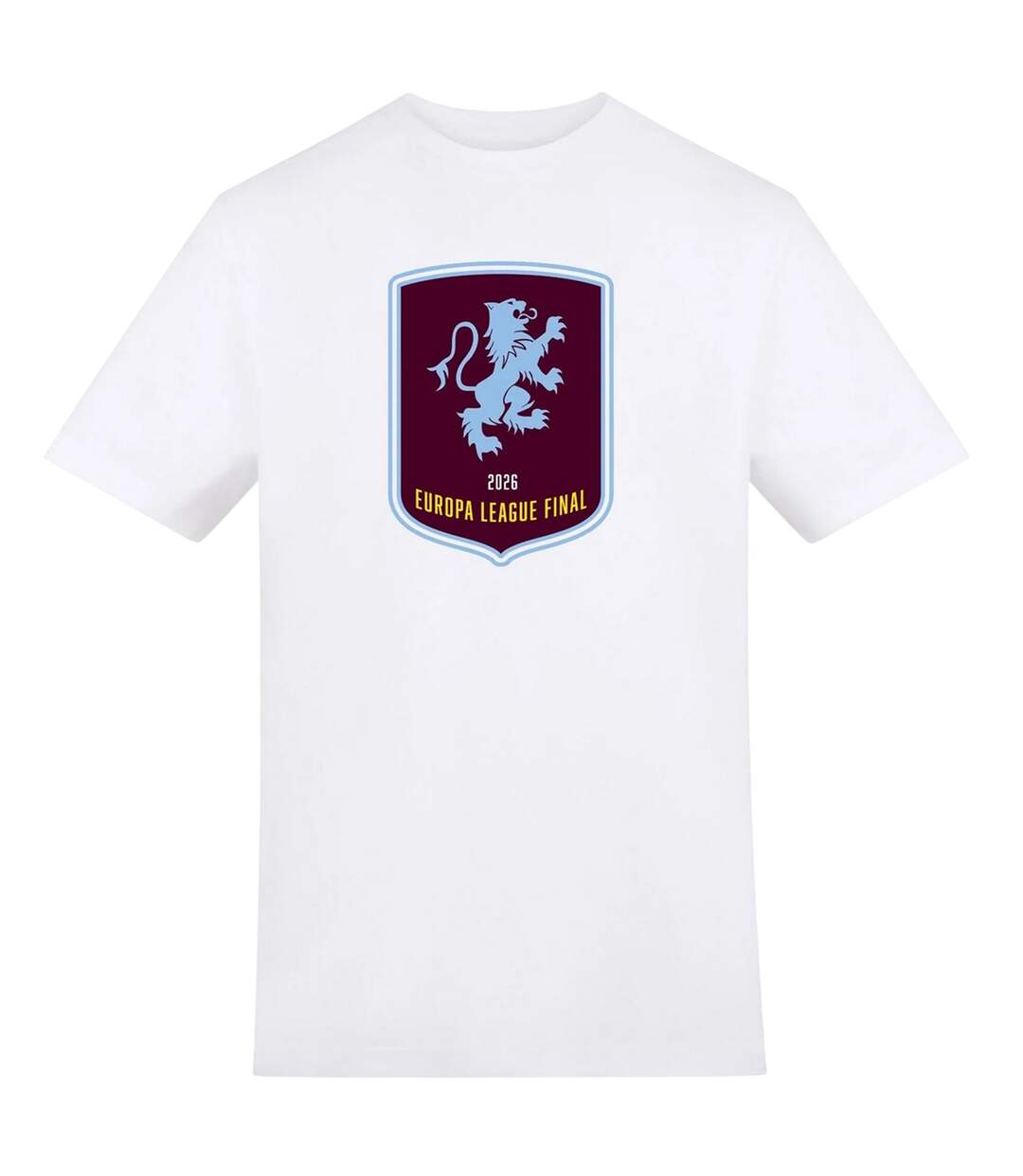 T-shirt Motif/style Emblème Europa League Final Homme Blanc AWD-2