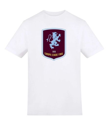 T-shirt Motif/style Emblème Europa League Final Homme Blanc AWD