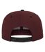 Casquette Ajustable Motif/style Deux Tons Pourpre Noir Flexfit-2