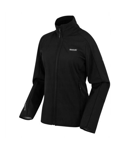 Veste Softshell Imperméable À Doublure Duveteuse Moutdale Femme Noir Regatta