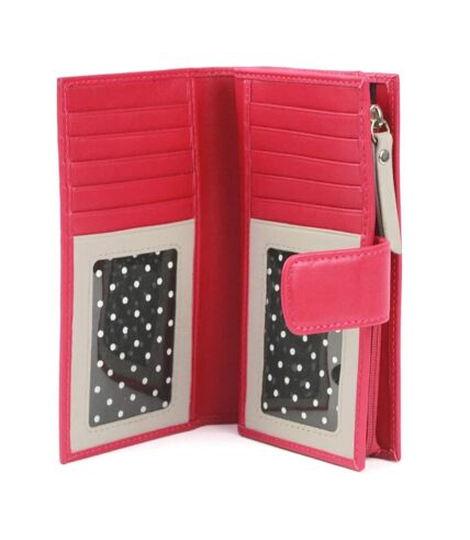 Eastern Counties Leather - Porte-monnaie HAYLEY (Rose / Gris) (Taille unique) - UTEL405