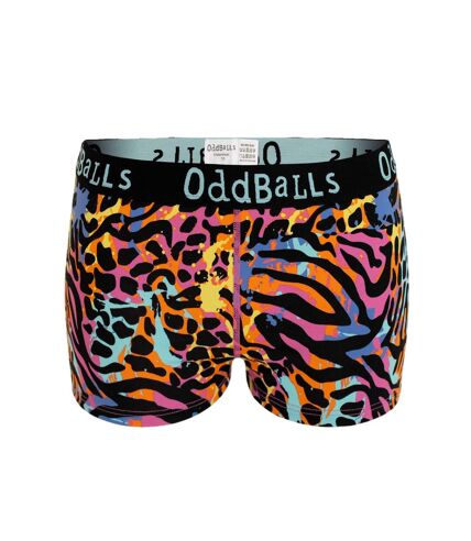 Womens/ladies filthy animal boxer shorts multicoloured OddBalls