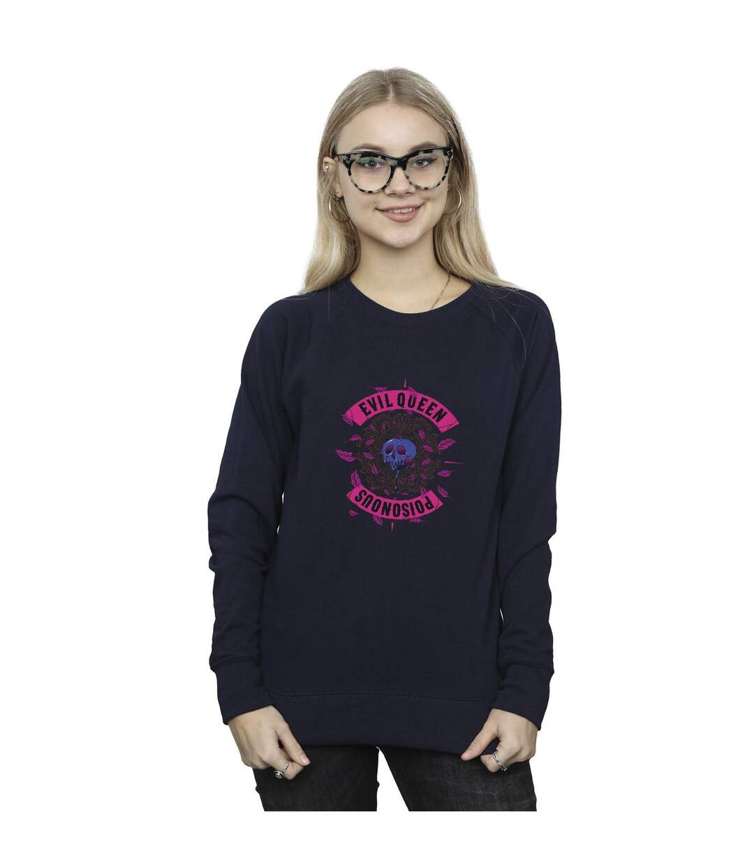 Disney Sweatshirt Femmes/Dames Villains Poison Apple (Bleu marine) - UTBI42370-2