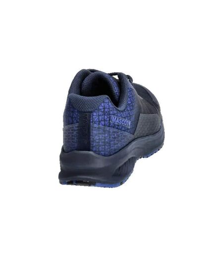 Womens/ladies Footwear Accelerate Safety Shoes Dark Navy Azure Blue Mascot