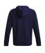 Sweat À Capuche Style Logo Rival Homme Bleu Marine Under Armour-3