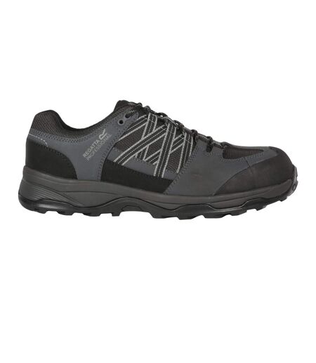 Mens clayton safety trainers black/briar Regatta