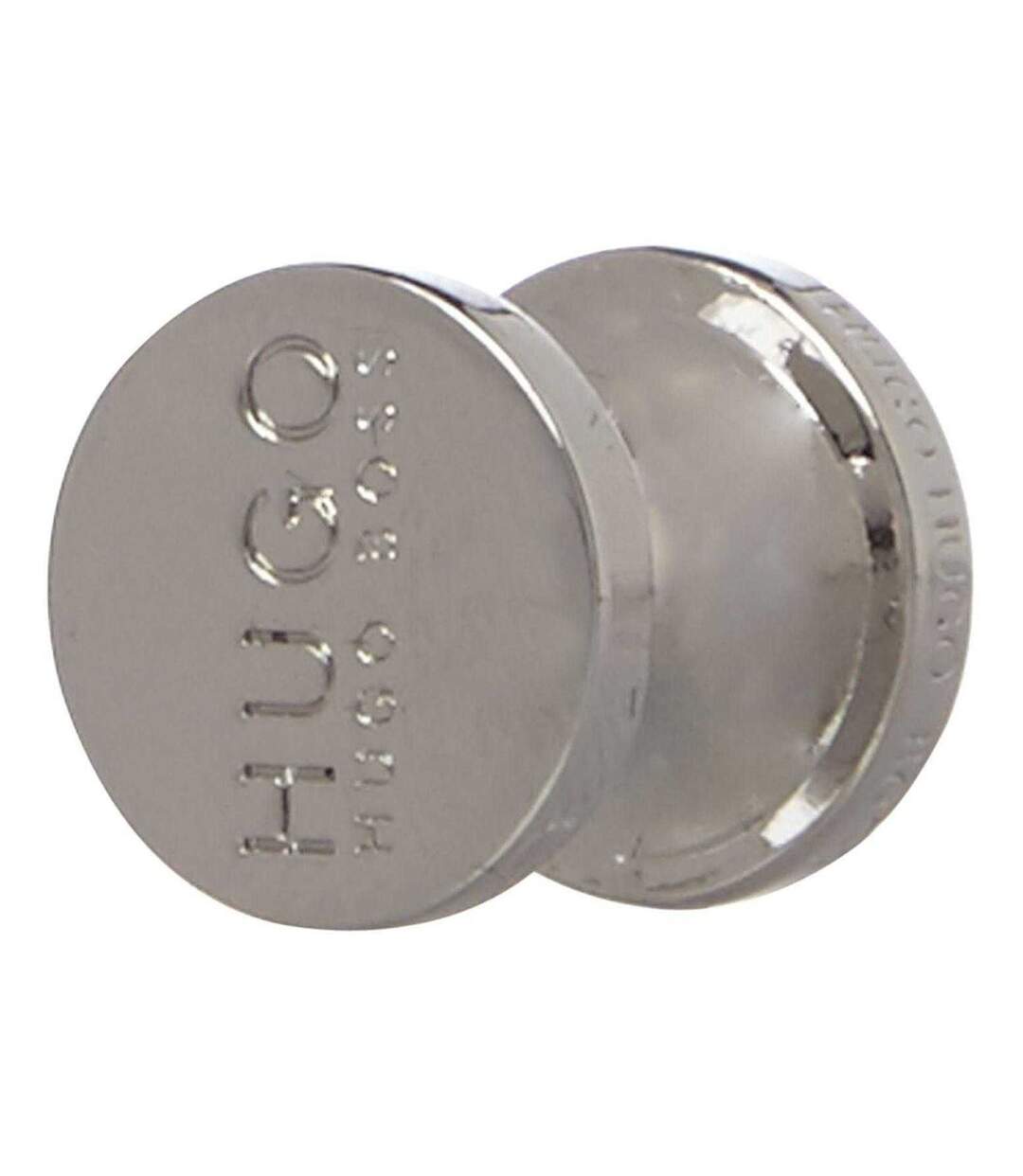 Mens Polished Round Formal Cufflinks One Size Blue Hugo-3