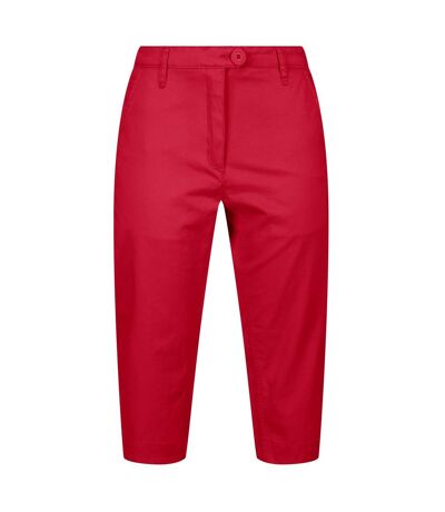 Regatta Womens/Ladies Maleena II Casual Capri Pants (True Red) - UTRG4256