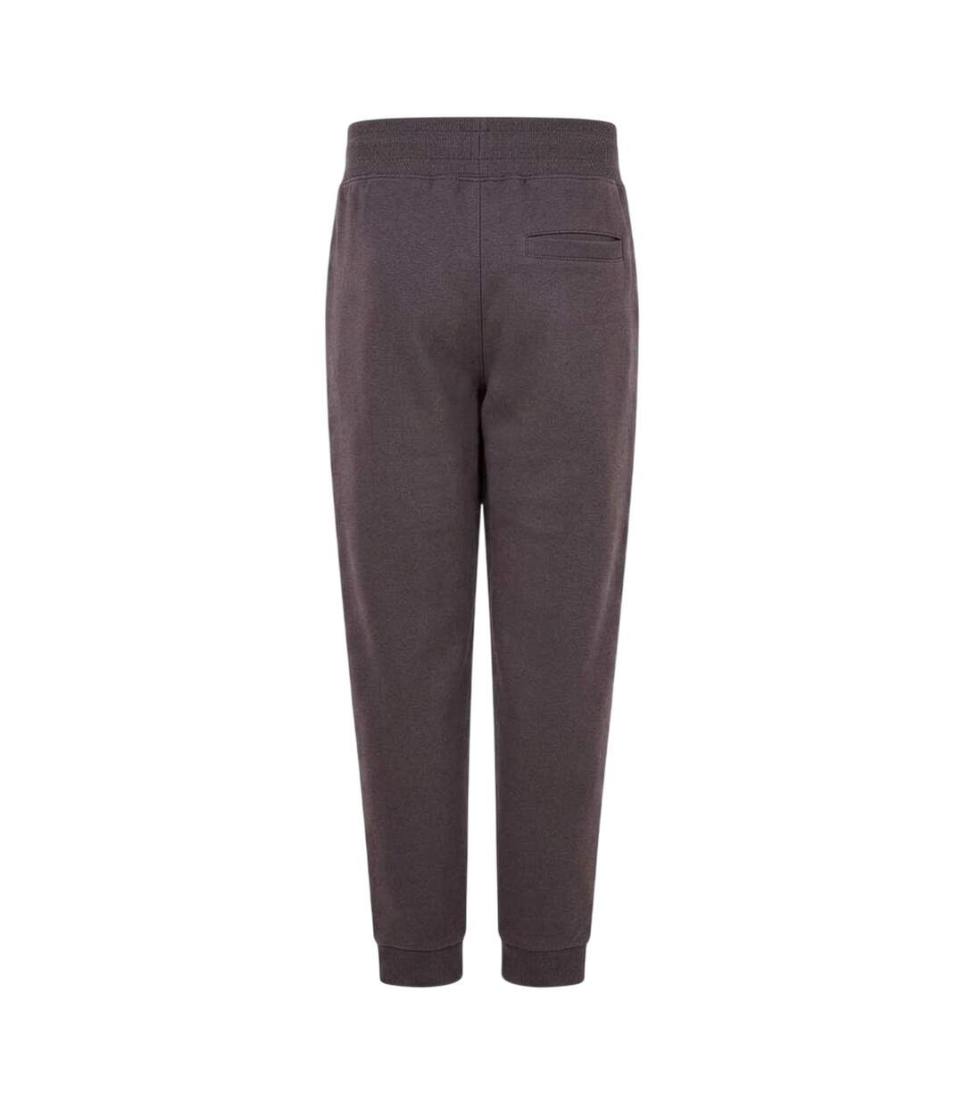 Womens/ladies Cotton Blend Adjustable Waist Classic Joggers Espresso USA-2