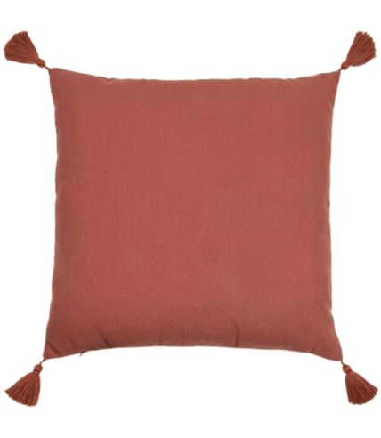 Furn Uno Face Throw Pillow Cover (Brick Red) (One Size) - UTRV2174