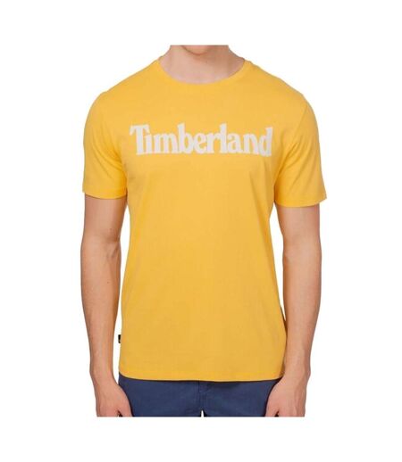 T-Shirt jaune homme timberland wordmark - xl