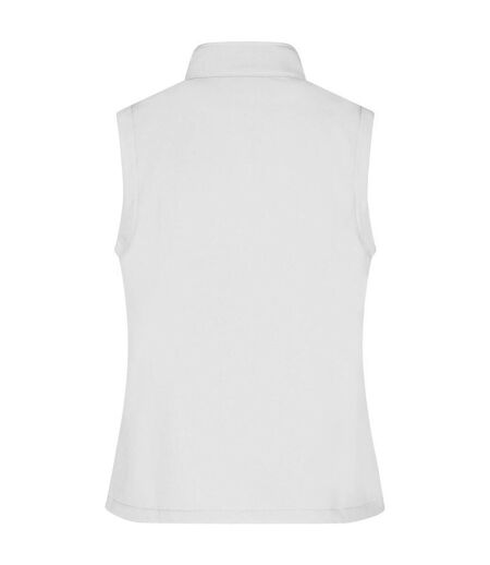 Veste Sans Manches Promo Femme Blanc James And Nicholson