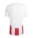 Maillot De Foot Style À Rayures Homme Blanc Rouge Adidas-3
