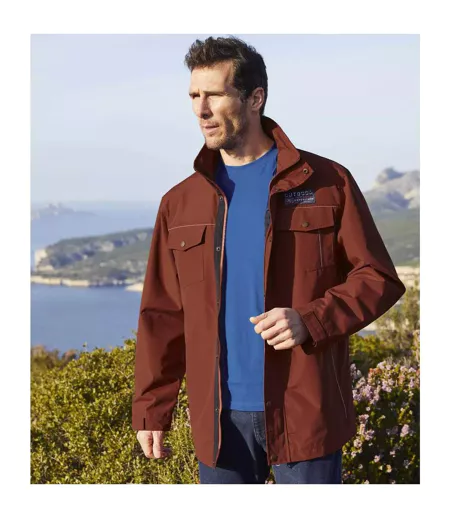 Parka homme rouge orangé Atlas For Men
