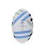Mitre - Ballon de rugby GRID (Blanc / Noir / Bleu) (Taille 4) - UTCS662