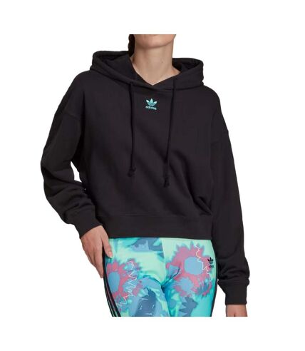 Sweat Noir Femme Adidas Hoodie HC4591 - 34