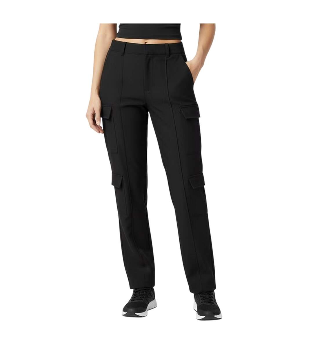 Pantalon À Poches Motif/style Uni Femme Noir Jack Wills-4