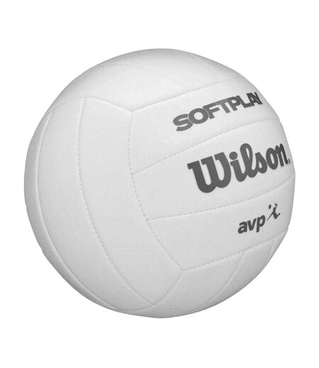 Ballon De Volley-ball Avp Soft Play Taille 5 Blanc Wilson