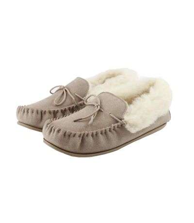 Eastern Counties Leather - Mocassins WILLOW - Femme (Beige gris) - UTEL444