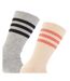 Chaussettes lounge homme gris / beige Adidas-3