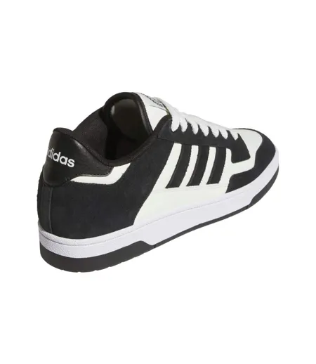 Baskets Rapid Court Homme Blanc Noir Adidas