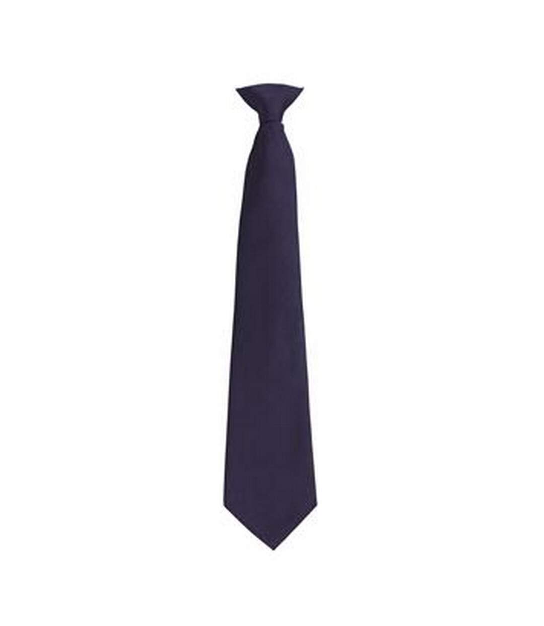 Premier Mens Fashion ”Colours” Work Clip On Tie (Navy) (One Size) - UTRW1163-1