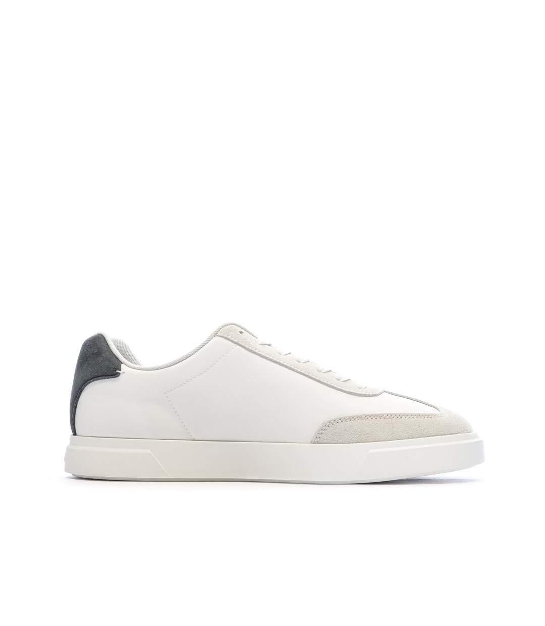 Baskets blanches/beiges homme calvin klein jeans low prof-2