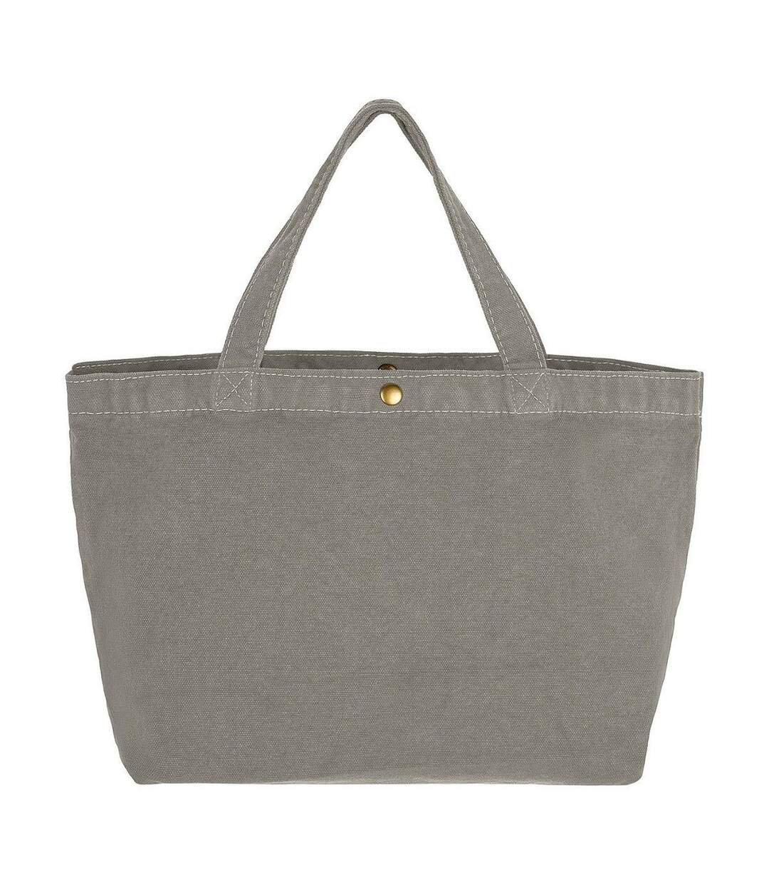 Petit cabas en toile - Fourre-tout - CA-3923 SCS - gris naturel-1