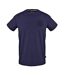 Mens Logo Cotton T-shirt Navy Aquascutum-1