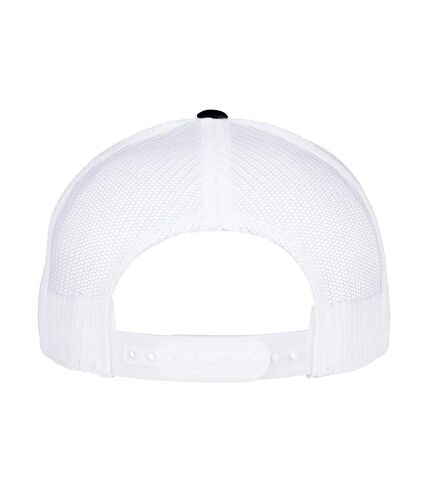 Casquette trucker adulte noir / blanc Flexfit