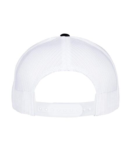 Casquette trucker adulte noir / blanc Flexfit