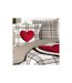Parure de Lit 3 Pièces Love Mountain 240x220cm Beige-2