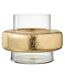 Vase Design Bague 33cm Or & Transparent-1