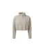 Womens/ladies Cropped Fleece Top Nude TriDri-1