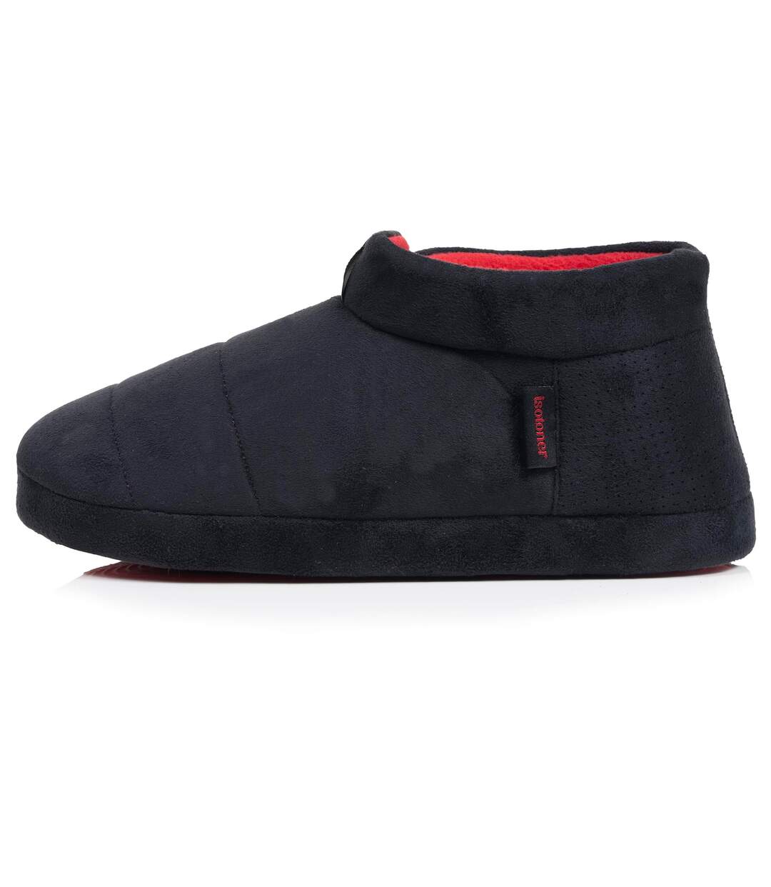 Isotoner Chaussons extra-light Bottillons homme suédine, semelle gomme ultra souple-3