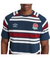 England Rugby Mens Classic Umbro T-Shirt (Moonlight/Cloud Dancer/Rhubarb)