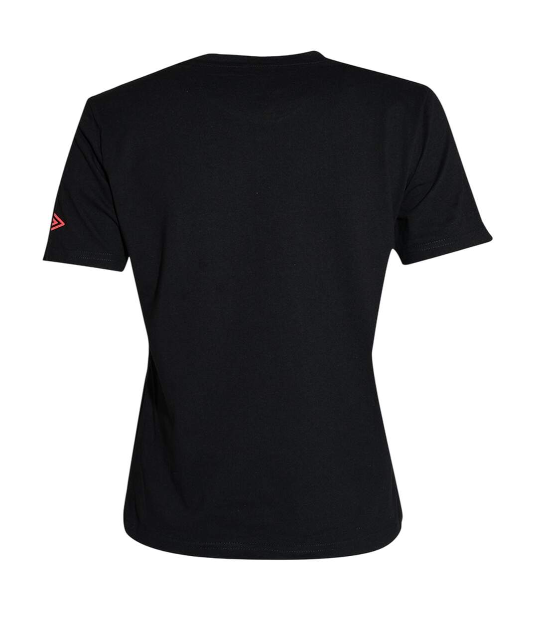 Mens Linear Crew Neck T-shirt Black Umbro-2