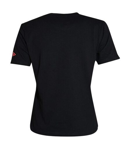 Mens Linear Crew Neck T-shirt Black Umbro