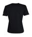 Mens Linear Crew Neck T-shirt Black Umbro-2