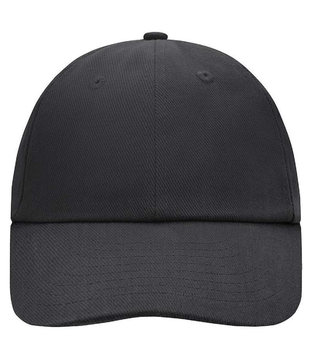 Casquette à visière coton - MB6111 - gris graphite-1